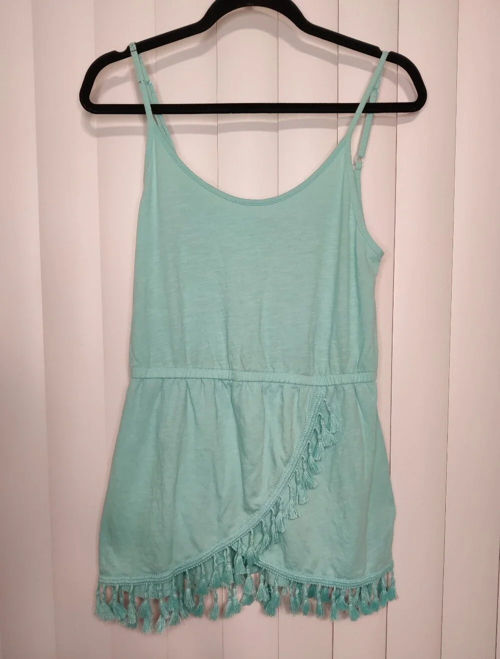 Victoria's Secret Teal Tassel-Trim  Coverup